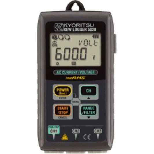 Kyoritsu KEW 5020 3 Channel AC Current/Voltage Data Logger