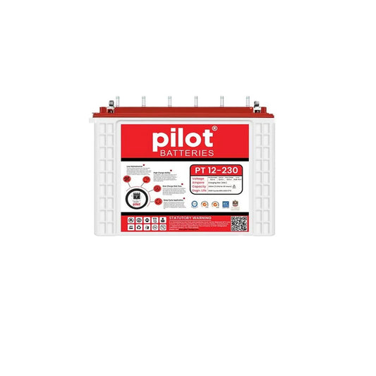 Pilot PT12-230 230Ah OPZS Tubular Battery